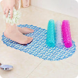Home Bath Mat PVC Bath Mat Plain Oval Water Drop Bathroom In Pakistan