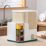 Home Square 10 Kg Rice Storage Airtight Measuring Box In Pakistan