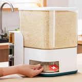 Home Square 10 Kg Rice Storage Airtight Measuring Box In Pakistan