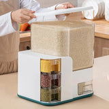 Home Square 10 Kg Rice Storage Airtight Measuring Box In Pakistan