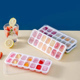 Home Square 14 Grid Silicone Ice Cube Tray With lid In Pakistan