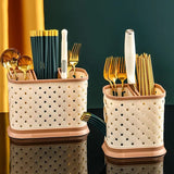 Home Square 2 And 3 Grid Cutlery Holder In Pakistan