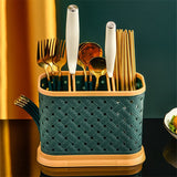 Home Square 2 And 3 Grid Cutlery Holder In Pakistan