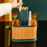 Home Square 2 And 3 Grid Cutlery Holder In Pakistan