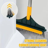 Home Square 2-in-1 Floor Bathroom Brush Scrub & Wiper In Pakistan