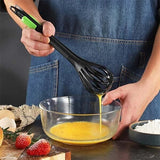 Home Square 2 in 1 Multifunctional Whisk Hand Mixer Egg Beater Food Clips - ( Pack Of 2 ) In Pakistan