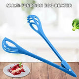 Home Square 2 in 1 Multifunctional Whisk Hand Mixer Egg Beater Food Clips - ( Pack Of 2 ) In Pakistan