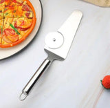 Home Square 2 In 1 Stainless Steel Cake Server With Pizza Cutter In Pakistan
