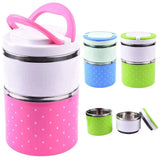 Home Square 2 Layer Insulated Lunch Box In Pakistan