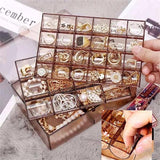 Home Square 2 Layer Multi Grid Jewellery Organizer In Pakistan