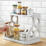 Home Square 2 Layer Plastic Storage Rack In Pakistan