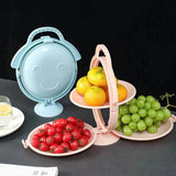 Home Square 3 in 1 Folding Plastic Fruit Plates Snack Plate In Pakistan