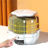 Home Square 360° Rotating Grain And Cereal Dispenser In Pakistan