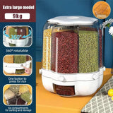 Home Square 360° Rotating Grain And Cereal Dispenser In Pakistan