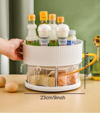 Home Square 360 Rotating Spice Rack With Storage Tray In Pakistan