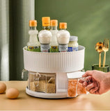 Home Square 360 Rotating Spice Rack With Storage Tray In Pakistan