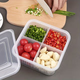 Home Square 4 Compartment Refrigerator Storage Box In Pakistan