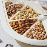 Home Square 4 Compartments Dry Fruit Tray In Pakistan