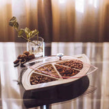 Home Square 4 Compartments Dry Fruit Tray In Pakistan