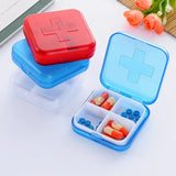 Home Square 4 grid Mini Medicine Box  ( Pack Of 3 ) In Pakistan