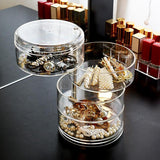 Home Square 4 Layer Rotating Clear Jewellry Organizer In Pakistan