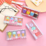 Home Square 4 Pcs Sweet Candy Multicolor Eraser ( Random Design ) In Pakistan