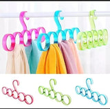 Home Square 5 Rings Multi-Purpose Hanger ( Pack Of 2 ) In Pakistan