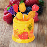 Home Square 6 Pcs Fruit Pattern Fruit Fork In Pakistan