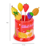 Home Square 6 Pcs Fruit Pattern Fruit Fork In Pakistan