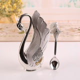 Home Square 6Pcs Swan Desert Spoon Set In Pakistan