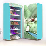 Home Square 8 Layer Printed Shoe Rack In Pakistan