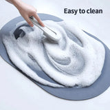 Home Square Absorbent Soft Bathroom Floor Rug In Pakistan