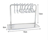 Home Square ACRYLIC EARRING STAND ORGANIZER WITH 8 MINI HANGERS In Pakistan