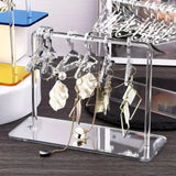 Home Square ACRYLIC EARRING STAND ORGANIZER WITH 8 MINI HANGERS In Pakistan