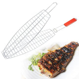 Home Square Barbeque Fish Grill With Wooden Handle In Pakistan