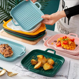 Home Square Cheerful Ceramic Platter: The Perfect Addition to Your Tableware Collection In Pakistan