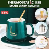 Home Square Classy Electric Cup Warmer With Spoon In Pakistan