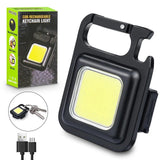 Home Square Cob Rechargeable Mini keychain light In Pakistan