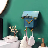 Home Square Creative Wall Mounted Phone Holder & Storage Box In Pakistan