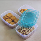 Home Square CRISPER FOOD CONTAINER PACK OF 3 - (S/M/L) In Pakistan