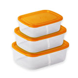 Home Square CRISPER FOOD CONTAINER PACK OF 3 - (S/M/L) In Pakistan