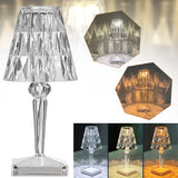 Home Square Crystal Diamond Table Lamp In Pakistan