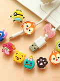 Home Square Cute Cartoon Cable Protectors (5pcs) In Pakistan