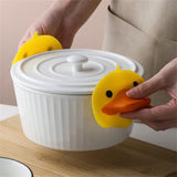 Home Square Cute Duck Silicone Mini Pot Holder ( Pack OF 2 ) In Pakistan