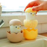 Home Square Cute Egg Shell Microfiber Scrubbing Brush In Pakistan