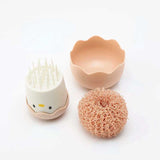 Home Square Cute Egg Shell Microfiber Scrubbing Brush In Pakistan