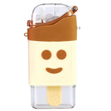 Home Square Donut Ice Cream Water Bottle With Straw In Pakistan