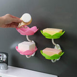 Home Square Double Layer Flower Shaped Soap Holder - (Pack of 2) In Pakistan