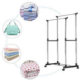 Home Square Double Pole Clothes Hanger Rack In Pakistan