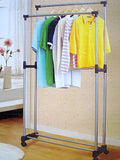 Home Square Double Pole Clothes Hanger Rack In Pakistan